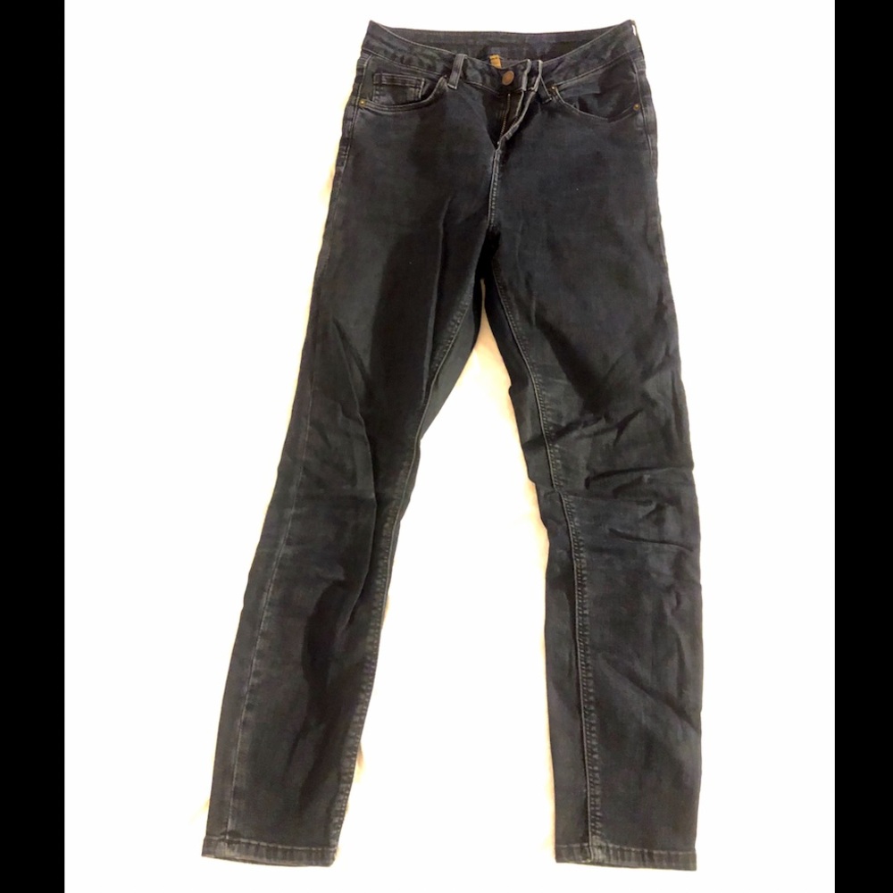 TOPSHOP Moto High Rise Skinny Jean Dark Navy 2